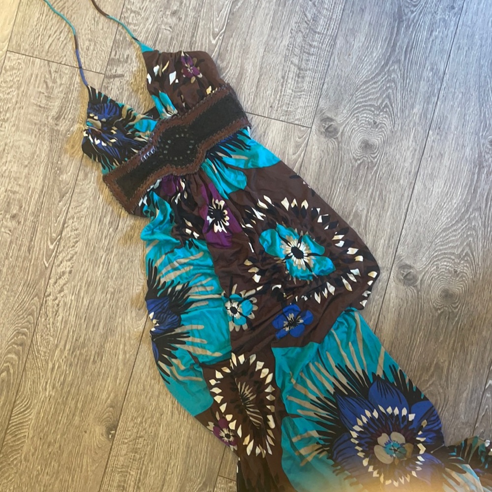 halter maxi dress